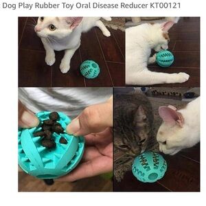 🐈🐕 Durable Interactive Treat Dispensing Small Dog or Cat Toy